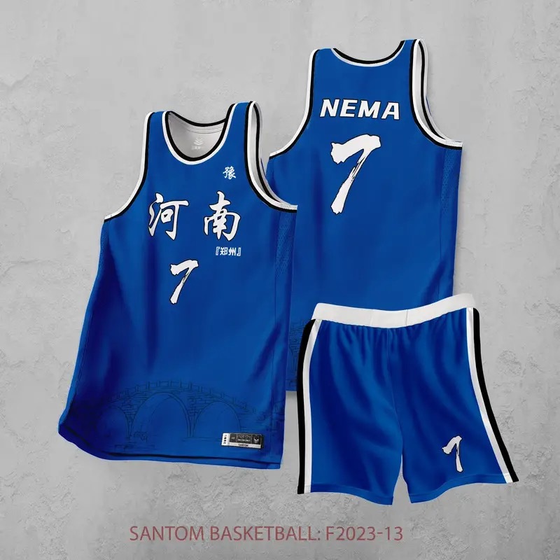 Full-Body Digital Printed Basketball Uniform Set for Men, Customized City and Province Jerseys, Competition Training Team Uniforms, Order Available