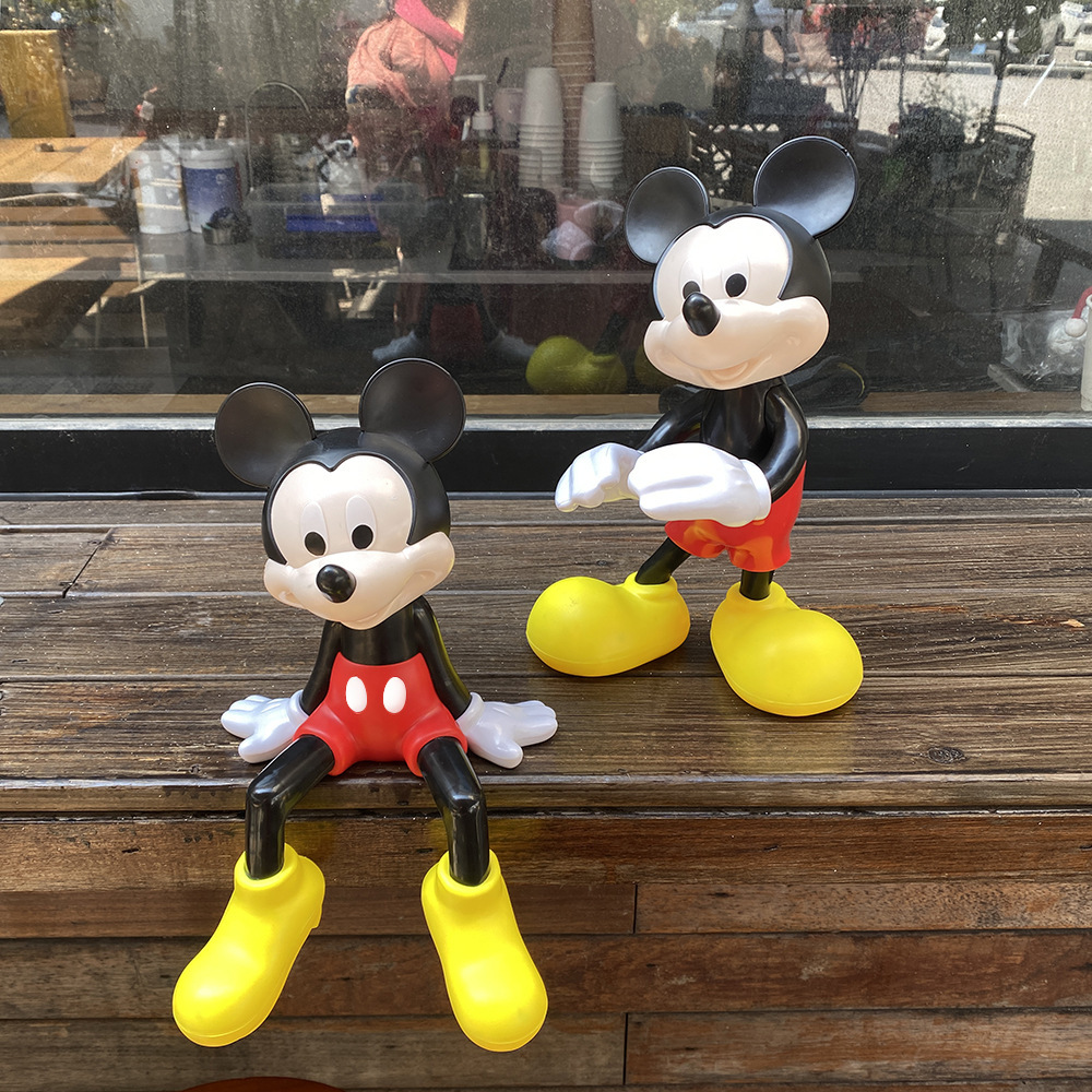 Cartoon Oversized Sitting and Standing Mickey Ornaments Entrance Wall Cabinet Living Room Tv Cabinet Desktop Decoration Batch