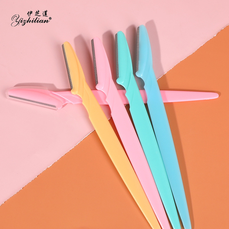 Factory wholesale eyebrow trimming knife sharp shaving knife eyebrow shaving knife eyebrow trimmer beauty makeup eyebrow trimming tool