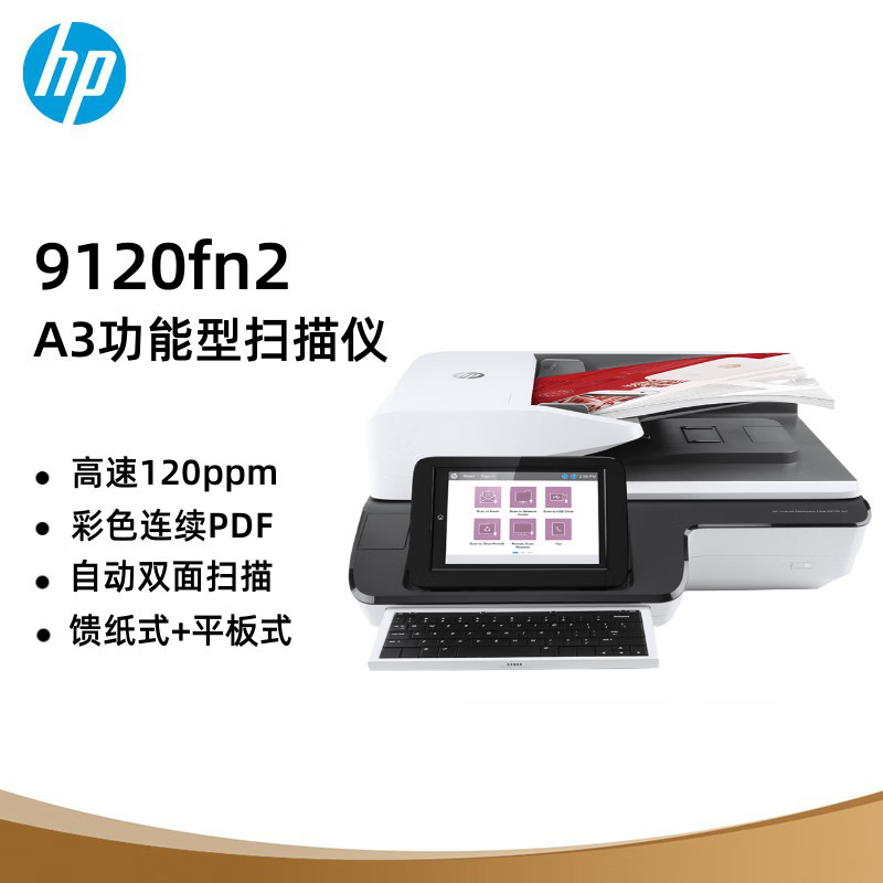 Hp 7500/8500Fn2/3000S4/N9120Fn2 Scanner Colorful High-Speed Network Board + Feed