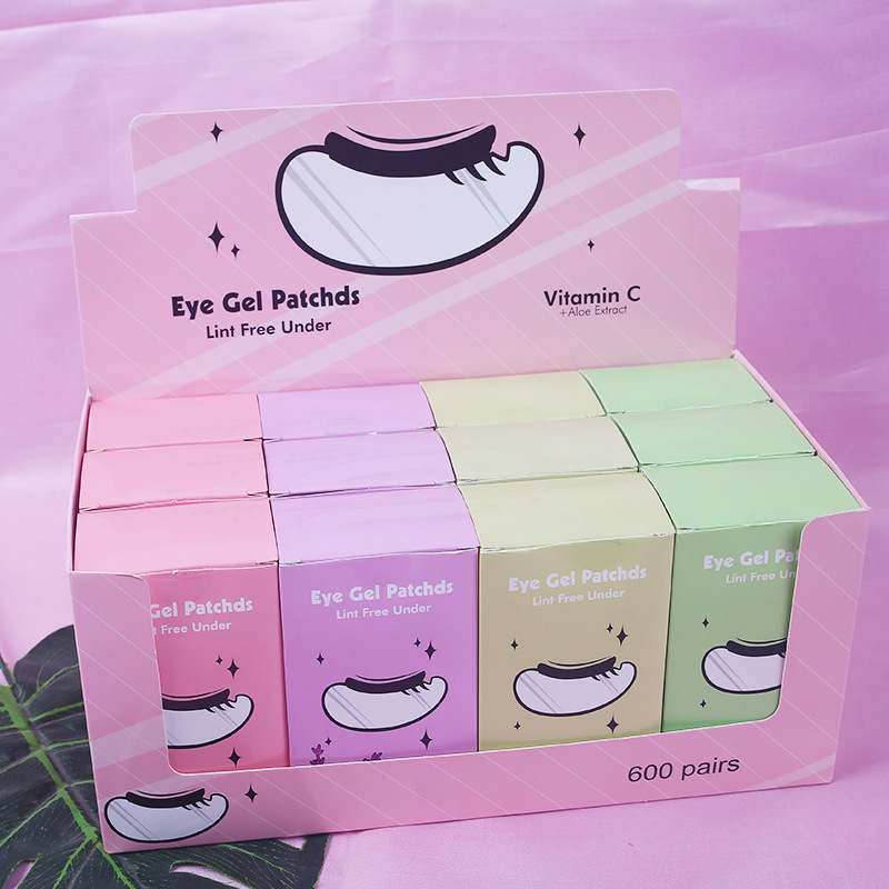 Grafting eyelash isolation paste skin-friendly hydrogel eyelash eye mask 50 pairs/box V-shaped U-shaped gap