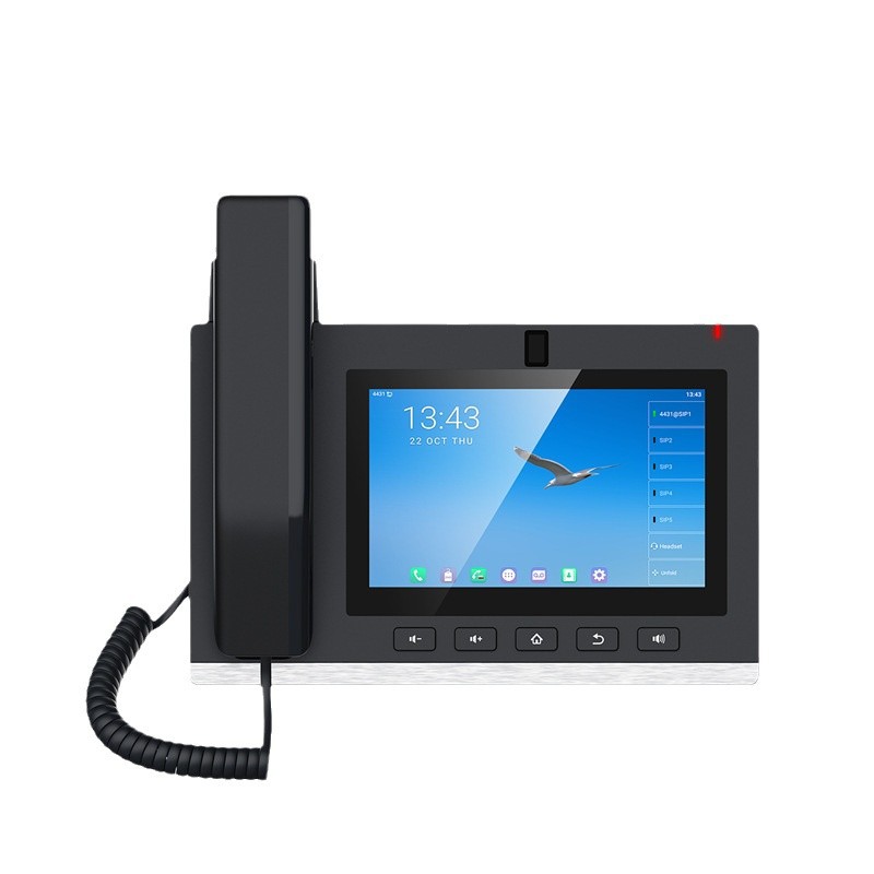 F600S Visual Ip Video Phone Sip Network Android Visual Phone Gigabit Dual Network Port Poe Power Supply