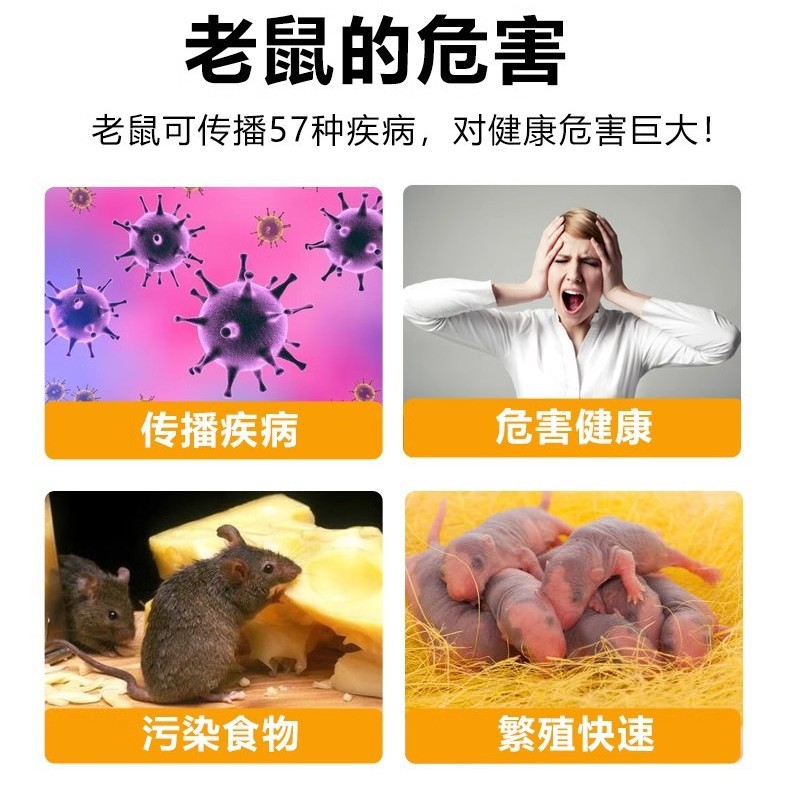 Youdiwang Rat Poison Three-Step Rat Killer Calcium Vitamin D Rodenticide Available for Wholesale Outdoor Rat Control Safe and Effective