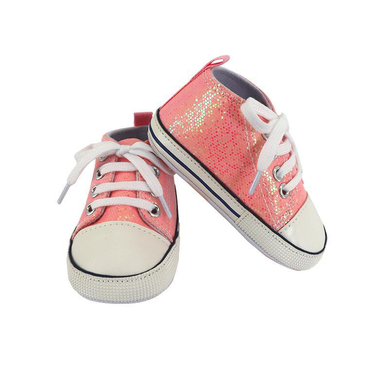 New Four Seasons Classic Canvas Shoes Men's and Women's Baby Shoes Casual Soft Sole Sequin Toddler Shoes Explosions Baby Children's Shoes