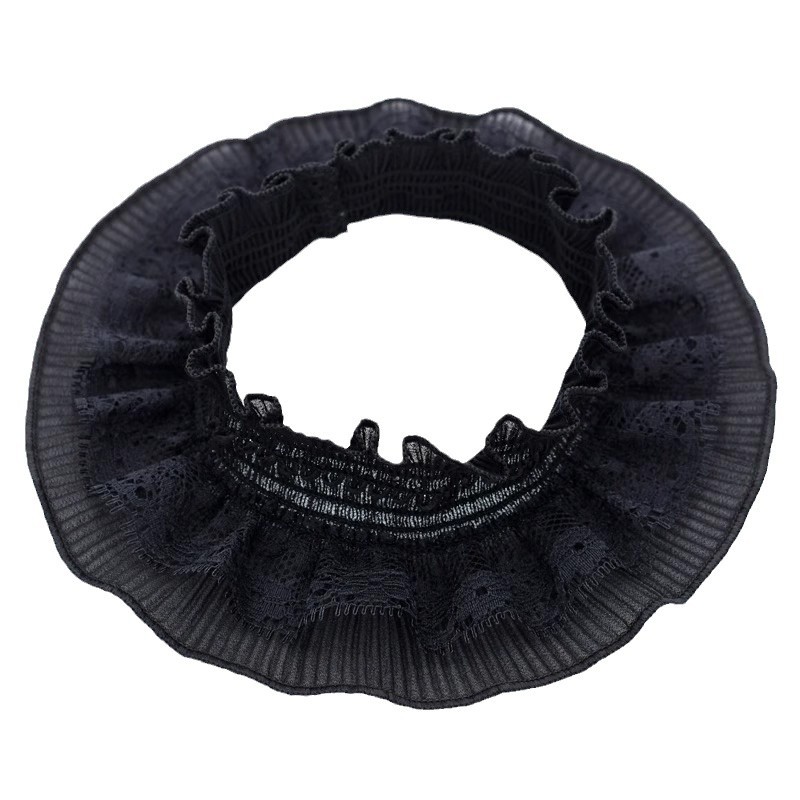 Korean Style All-match False Collar Women's Lace Necklace High Collar Neck Cover Scar Neck Jewelry Collar Neck Strap Autumn and Winter