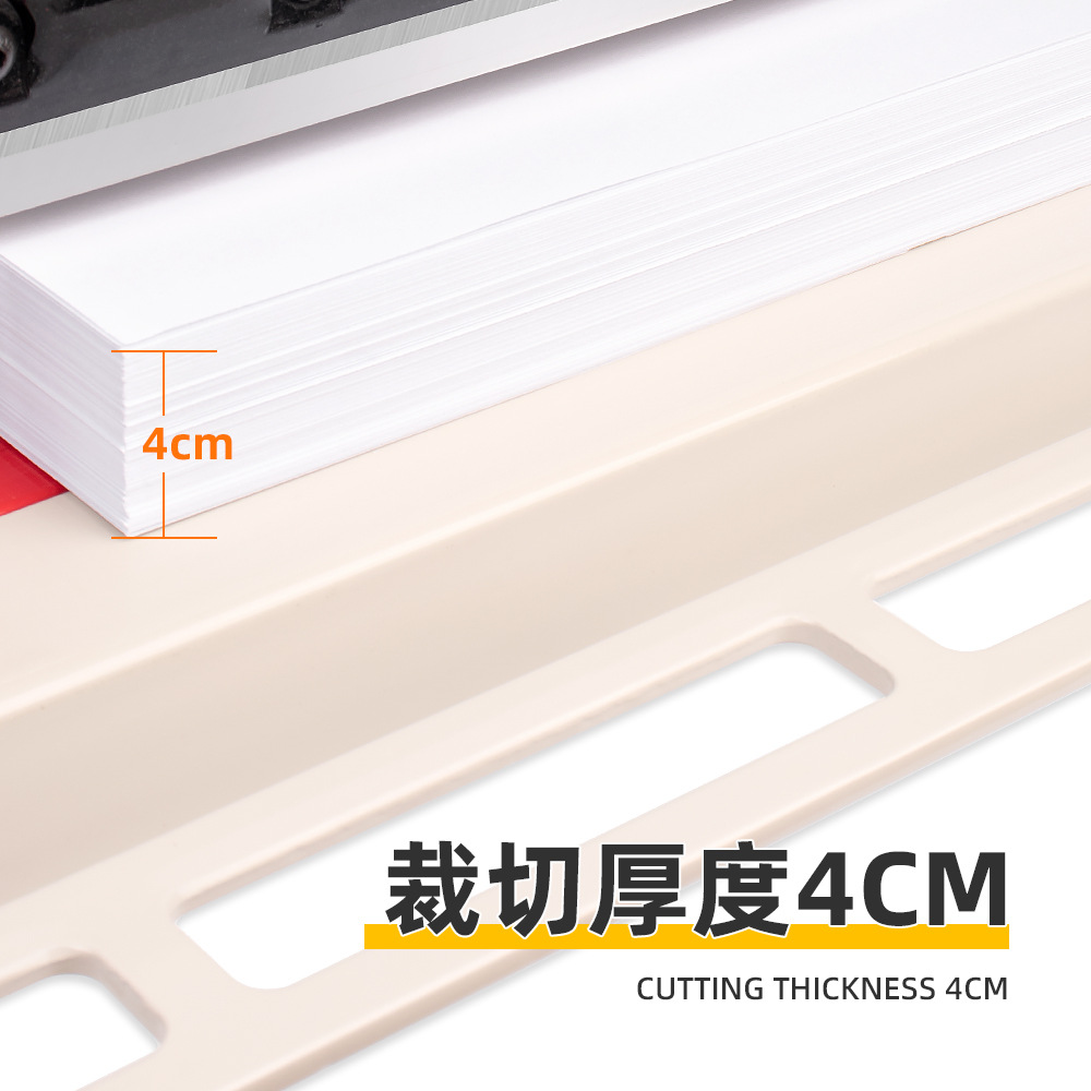 858a3 thick-layer paper cutter 40MM manual desktop paper cutter neutral English heavy-duty paper cutter