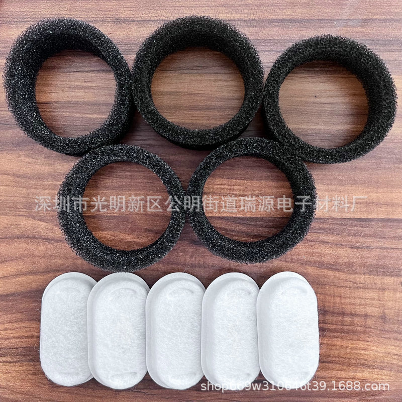 Собственное производство, популярный экспортный фильтр для поилки для домашних животных, активированный уголь, фильтрующий ватин, фильтр для поилки для кошек и собак