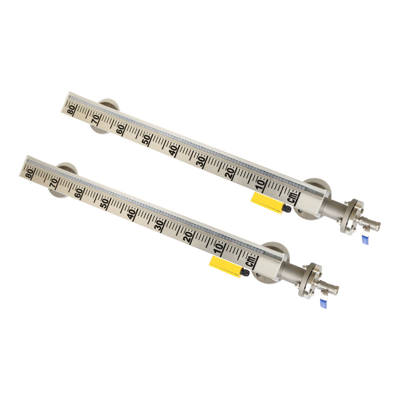 Magnetic flap level gauge side mounted top mounted magnetic switch float level gauge with remote transmission water level gauge oil level gauge