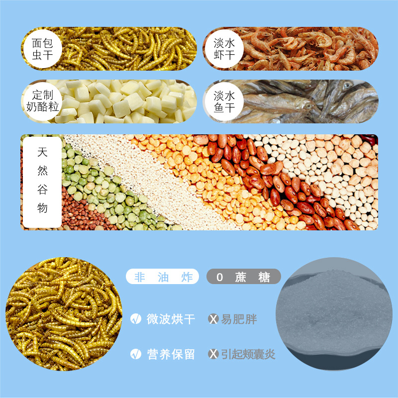 Factory direct luxury hamster food hamster supplies food feed staple grain grain Golden Bear staple food wholesale