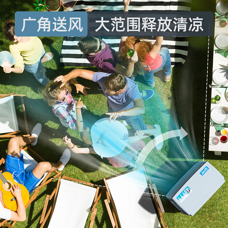 Shengpa Acdc Ac and Dc Dual-Purpose Mobile Household Air Cooler Air Conditioning Fan 24V 12V Evaporative Water Cooling