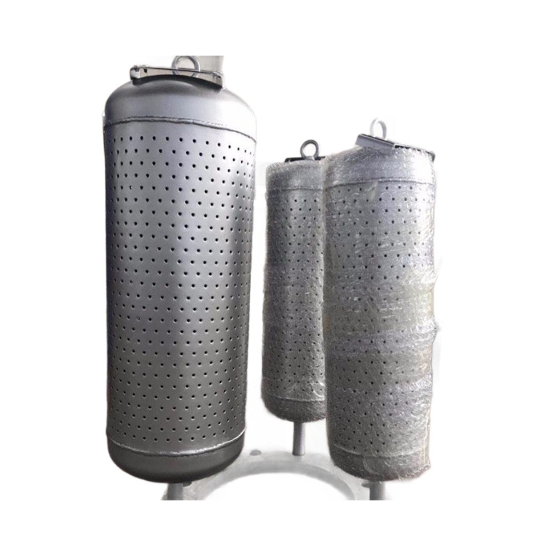 Immersion Stainless Steel Exhaust Muffler Steam Heating Silencer