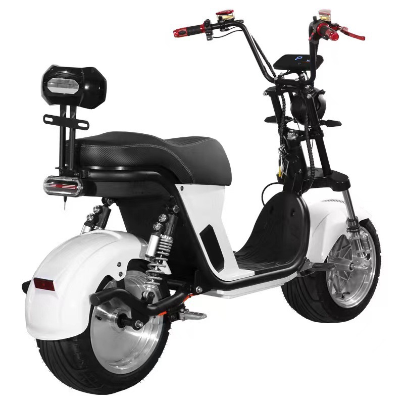 Brazil's Best-Selling 60V20A Dual-Battery Short Model Large Harley Electric Scooter Citycoco Mobility Scooter City Harley