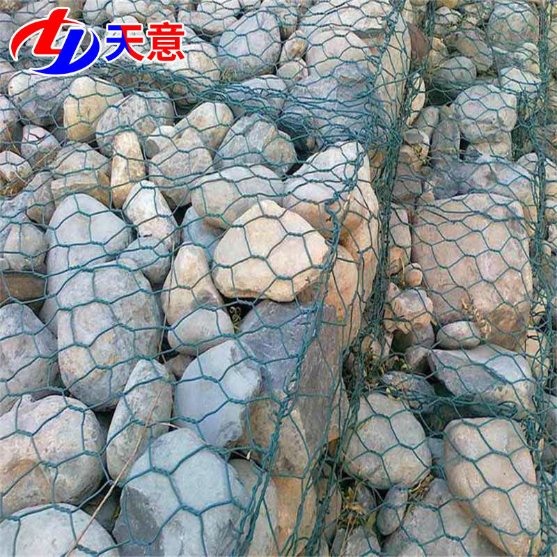 Manufacturer's Spot Direct Sales Galvanized Stone Cage Mesh Lead Wire Mesh Box Fixed Embankment Slope Guest Mesh Retaining Soil Wall Fixed Cage Price