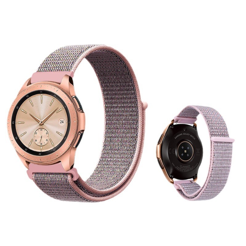 Suitable for Samsung S2S3 Huawei Jiaming 20mm nylon woven sports loop Velcro watch strap factory direct sales