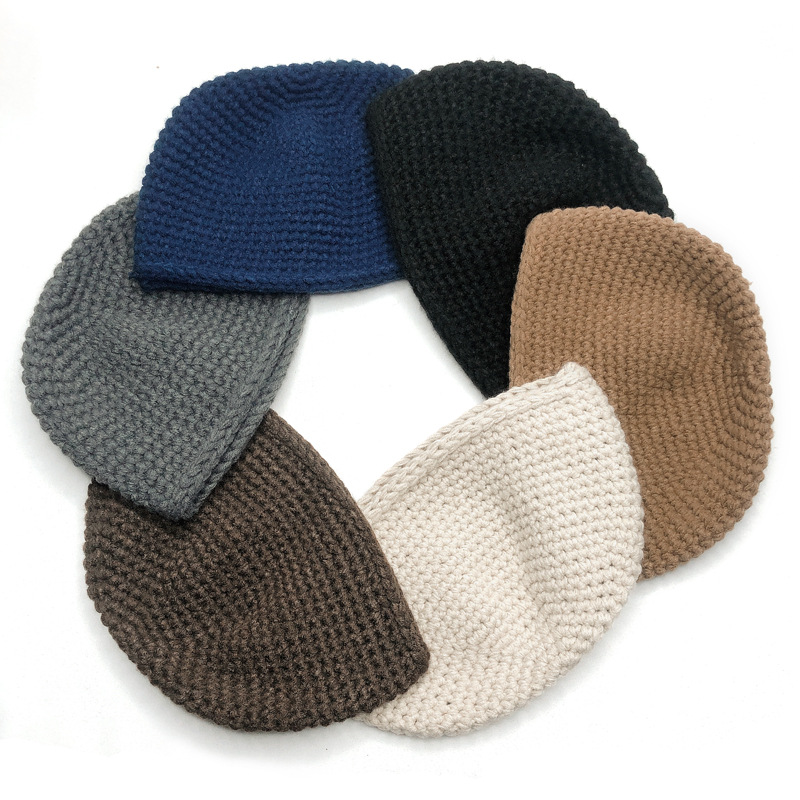 Sha Zhu new autumn and winter monk knitted hat monk monk monk monk skin hat spring and autumn bhikkuni monk hat