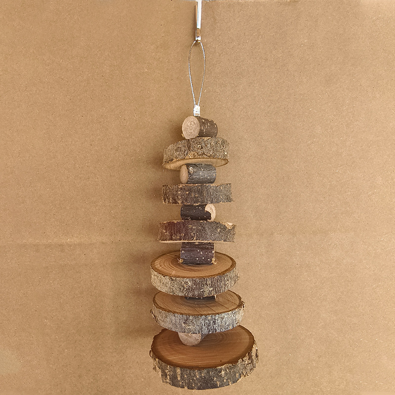 Amazon Ebay Guinea Pig Chinchilla Pet Snack Supplies Chewing Toys Round Wood Chewing Wood Molar Skewers Apple Branches