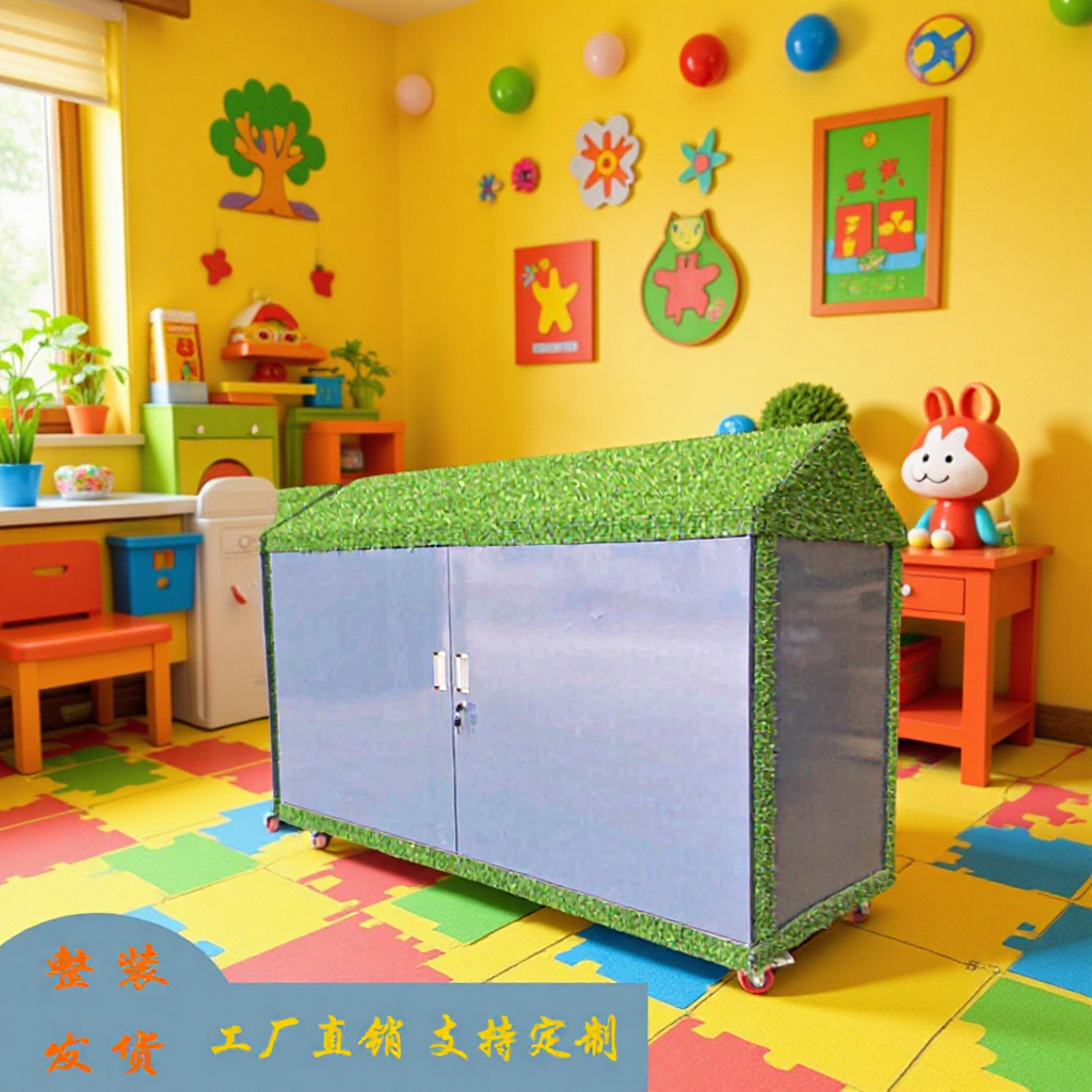 Шкаф для хранения игрушек с замком, защищенный от дождя и солнца