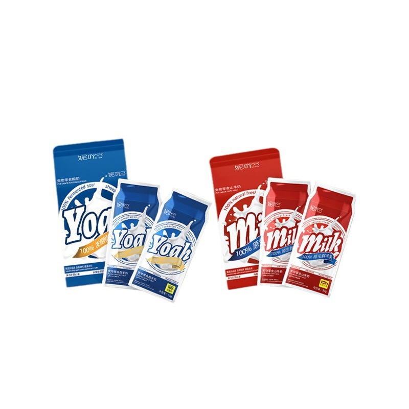 Niya Snacks Yogurt Nutritional Ready-To-Eat Kitten and Dog Food for All Stages of Pet Use, Milk and Goat Milk for Dogs