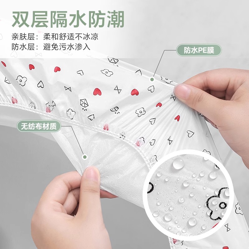 Disposable Toilet Mat Separate Packaging Double Layer Printing Thickened Hotel Travel Disposable Toilet Sleeve