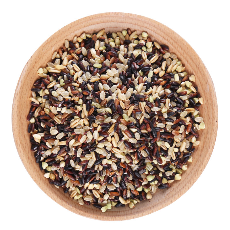 Five-color brown rice 5kg vacuum square brick 2.5kg black rice red rice brown rice oat rice buckwheat rice cereals