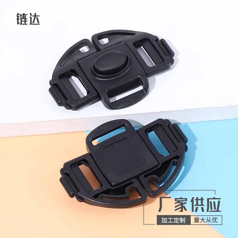 Wholesale multi-specification baby stroller plastic buckle baby stroller seat three-way buckle five-way buckle