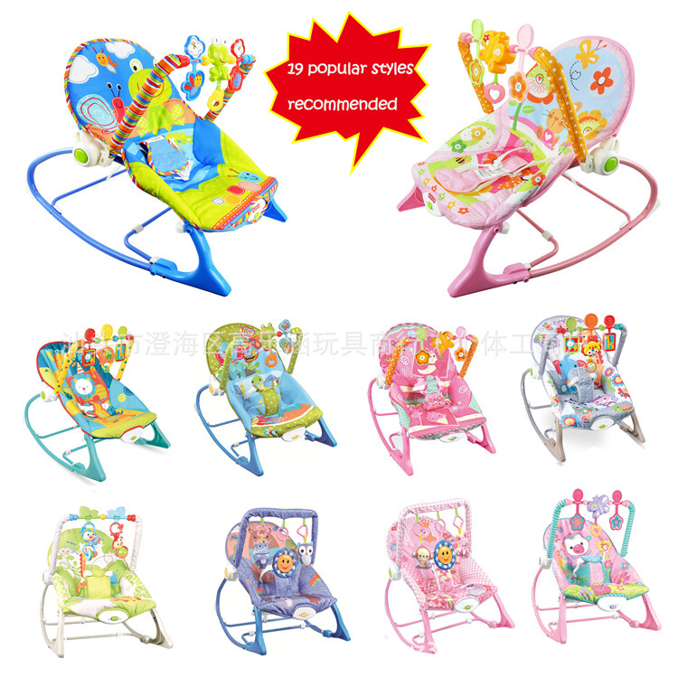 tiibaby Baby Rocking Chair Baby Sleep Soothing Chair Baby Vibrating Rocking Chair Cradle Factory Wholesale Direct Sales