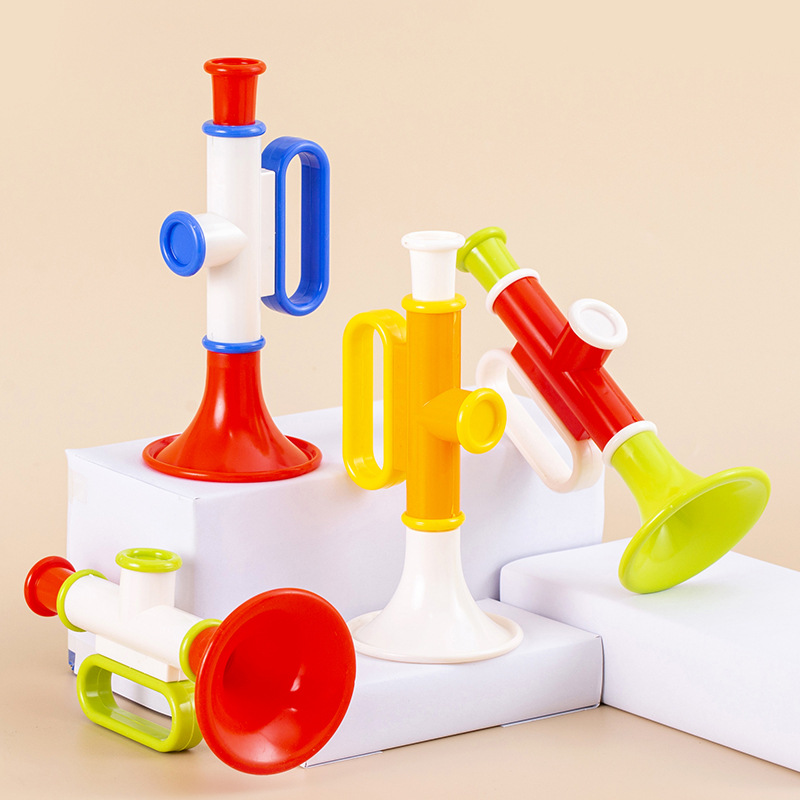 Plastic horn toys educational toys wholesale musical instruments cheer props stall hot kindergarten gifts selling cross-border