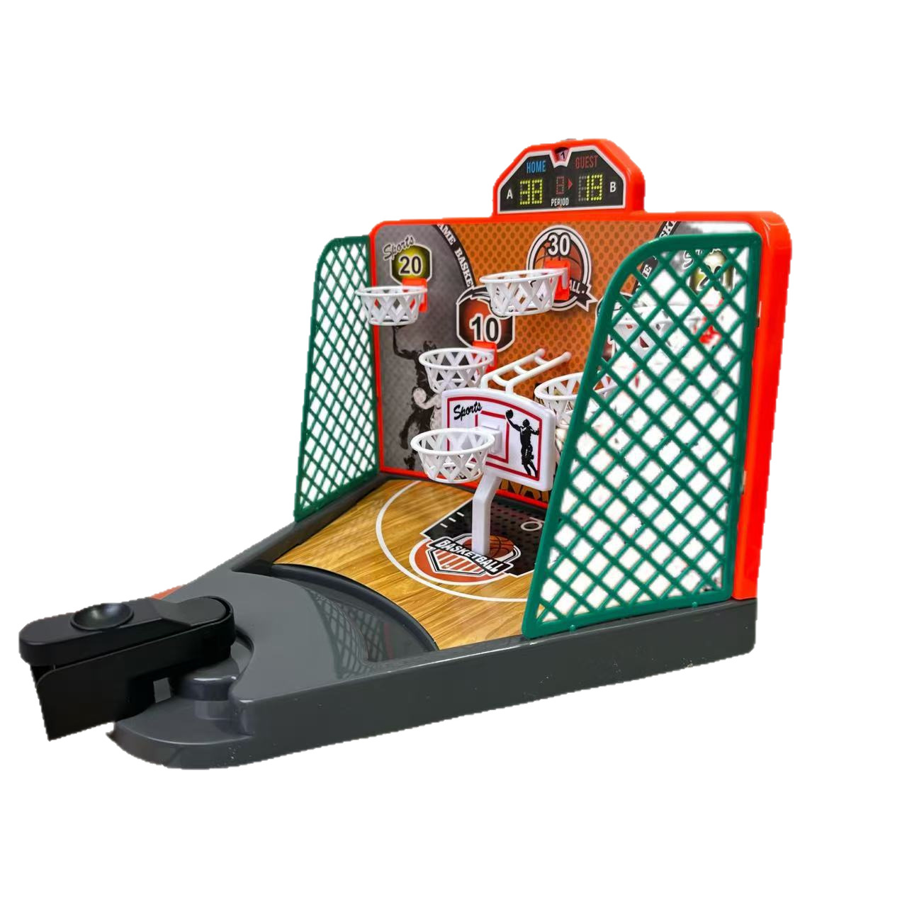 Cross-Border Children's Desktop Finger Basketball Machine Toy Game Machine for Boys and Girls Double Basketball Parent-Child Interactive Game