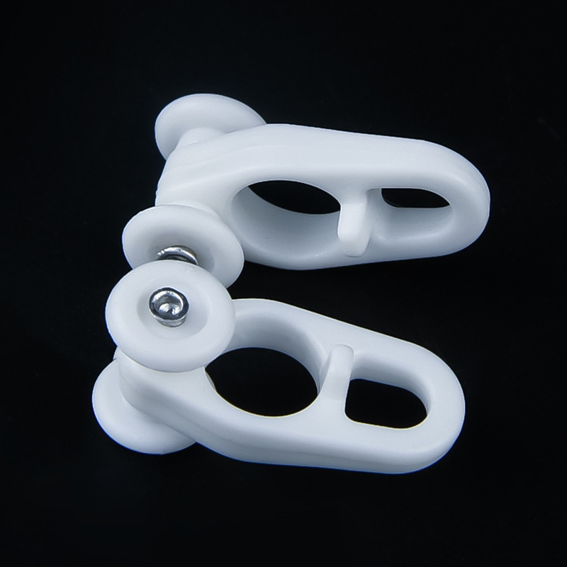 Old-fashioned curtain accessories curtain track pulley hook type universal straight rail curved rail accessories curtain hook ring