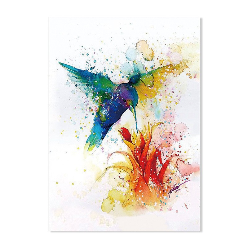 Cross-border custom poster hanging painting HD inkjet canvas core living room decorative painting wholesale frameless painting