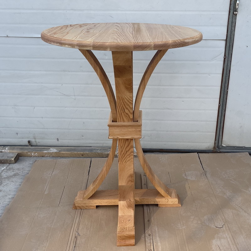 European Mediterranean Accessible Luxury Retro Solid Wood Bar Table American Country Wedding Wooden Tall Bar Table