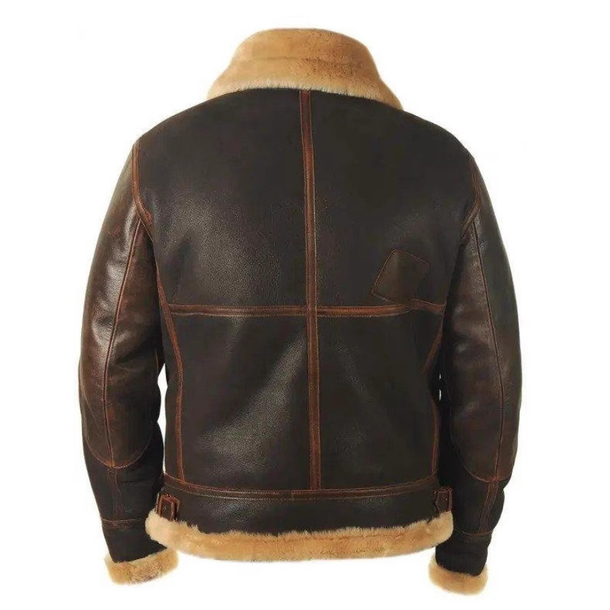 Cross-Border Autumn and Winter Brown Lapel Zipper Pocket Zipper Combined Youth Casual Ready-Made Jacket Optimization