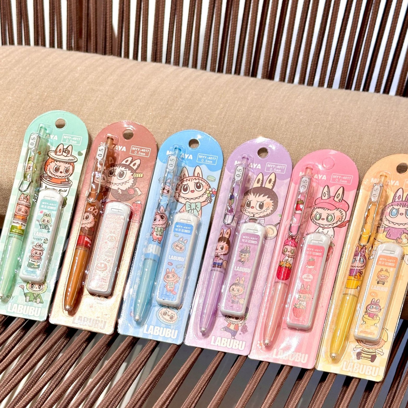 MIYAYA4017 new pull cloth activity pencil high color value cute funny students writing is not easy to break the pencil