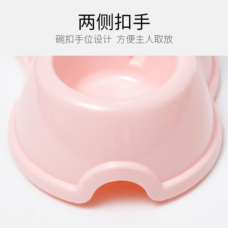 Anti-Slip, Anti-Rollover Macaron-Colored Automatic Water Storage Drinking and Eating Bowl for Cats and Dogs, Pet Bowl, Cat Food Feeder, Ins Style