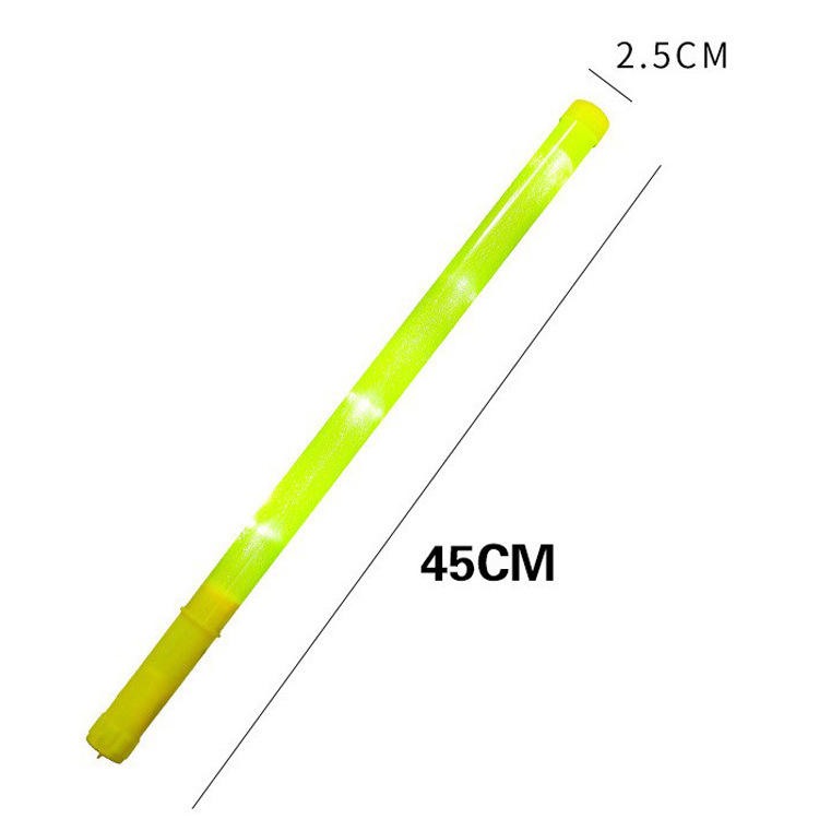 Led Rainbow Concert Glow Stick Party Music Festival Plastic Glow Stick Support Props Flash Stick Wholesale