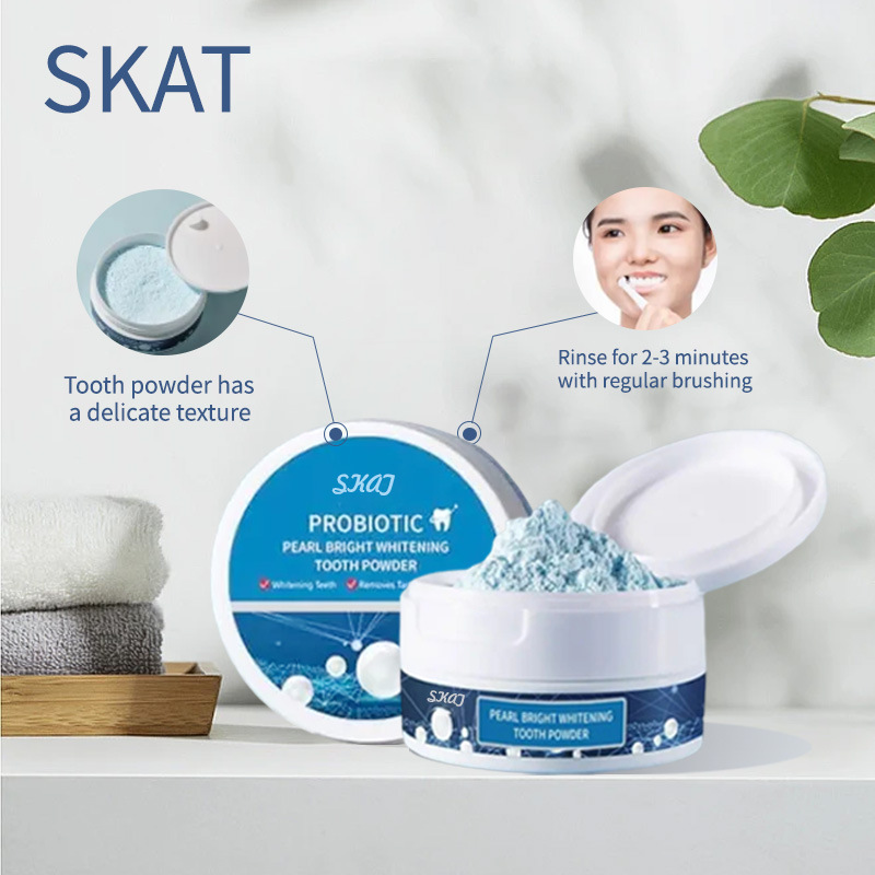 All English SKAT Pearl Bright White Teeth Powder Fresh Breath to Yellow and Stain to Bad Breath Bright White Teeth Wholesale