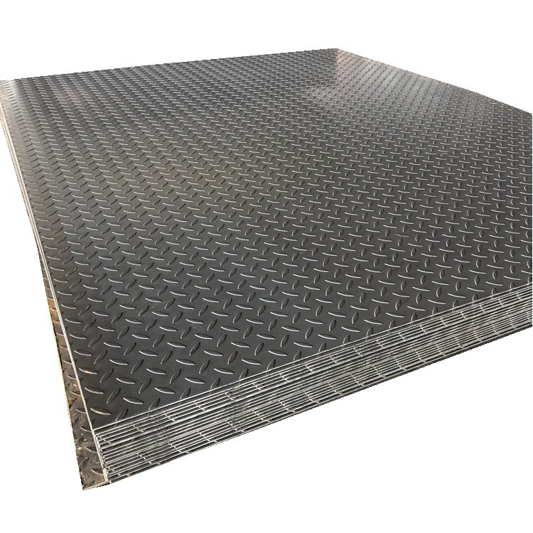 Steel Plate Source Factory with Complete Specifications and Preferential Prices for Stair Steps, Anti-Slip Steel Plate Bending, Hot-Dip Galvanized Patterned Plate