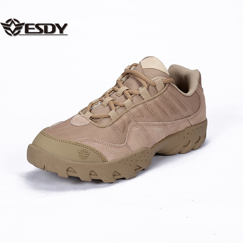 ESDY outdoor hiking shoes Men's Outdoor Tactical Boots low-top training shoes non-slip shoes