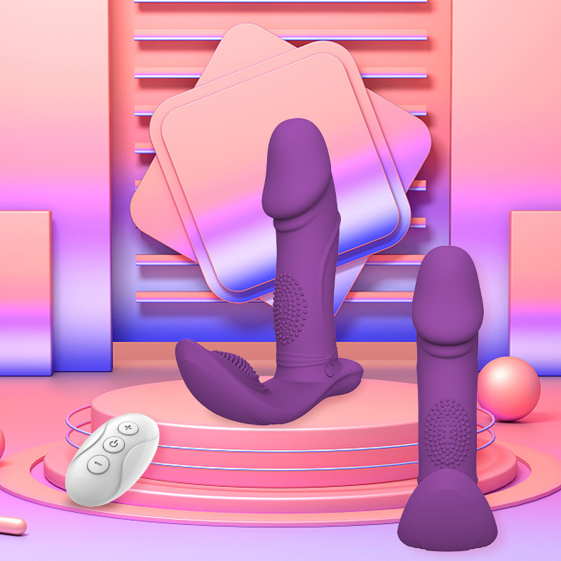 Amazon's Hottest Button Remote Control Wearable Three-Motor Female Wearable Masturbation Stick Sex Toy Factory Direct Sale