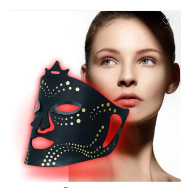 Cross-border beauty mask red light mask silicone mask medical spectrum skin rejuvenation beauty instrument mask instrument thin