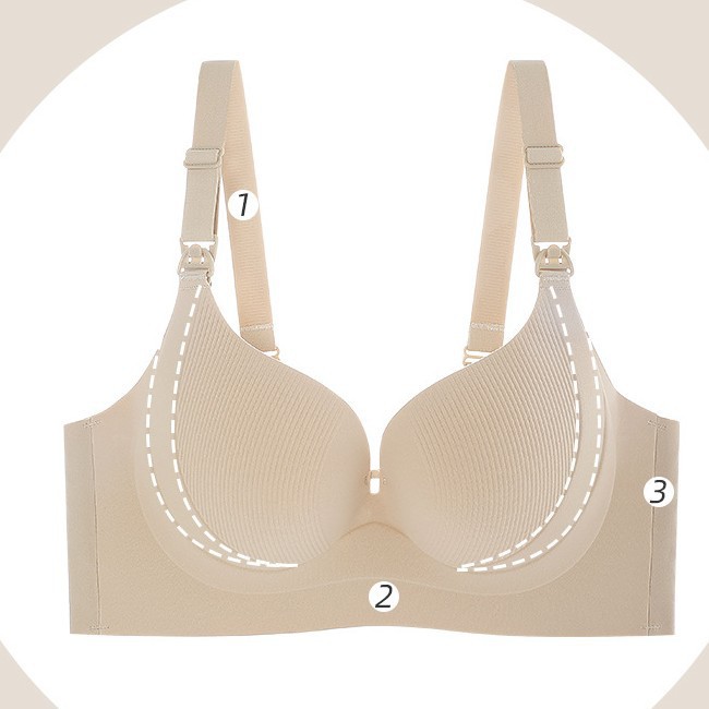 Seamless Soft Support Bra for Women with Small Breasts, Push-Up to Make Breasts Bigger, No Empty Cup, Pull-Up and Anti-Sagging Bra