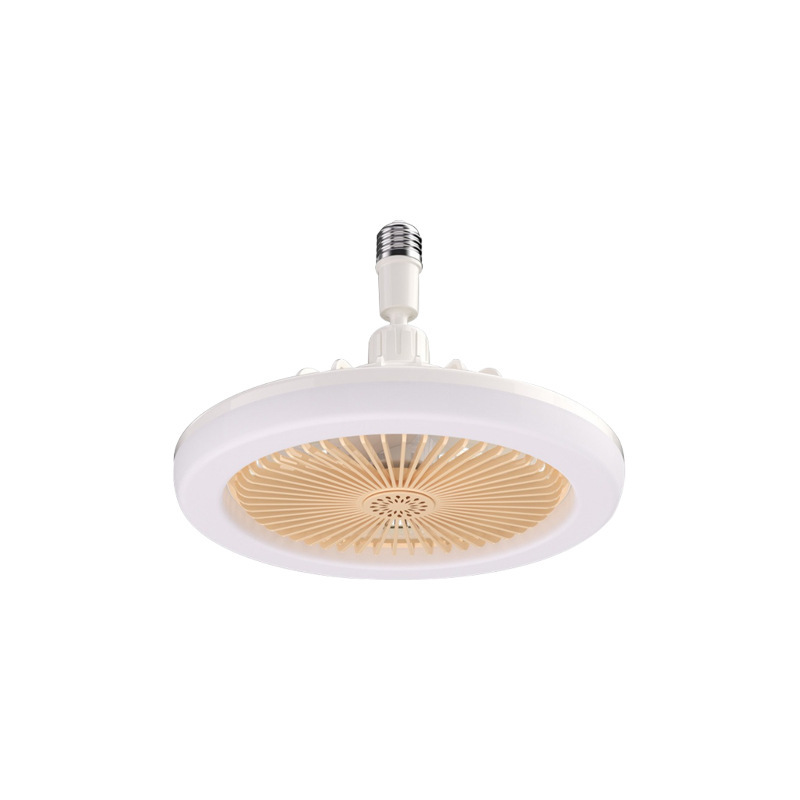 Cross border led screw fan light e27 folding remote control fan light aromatherapy fan light Zhongshan ancient town fan light