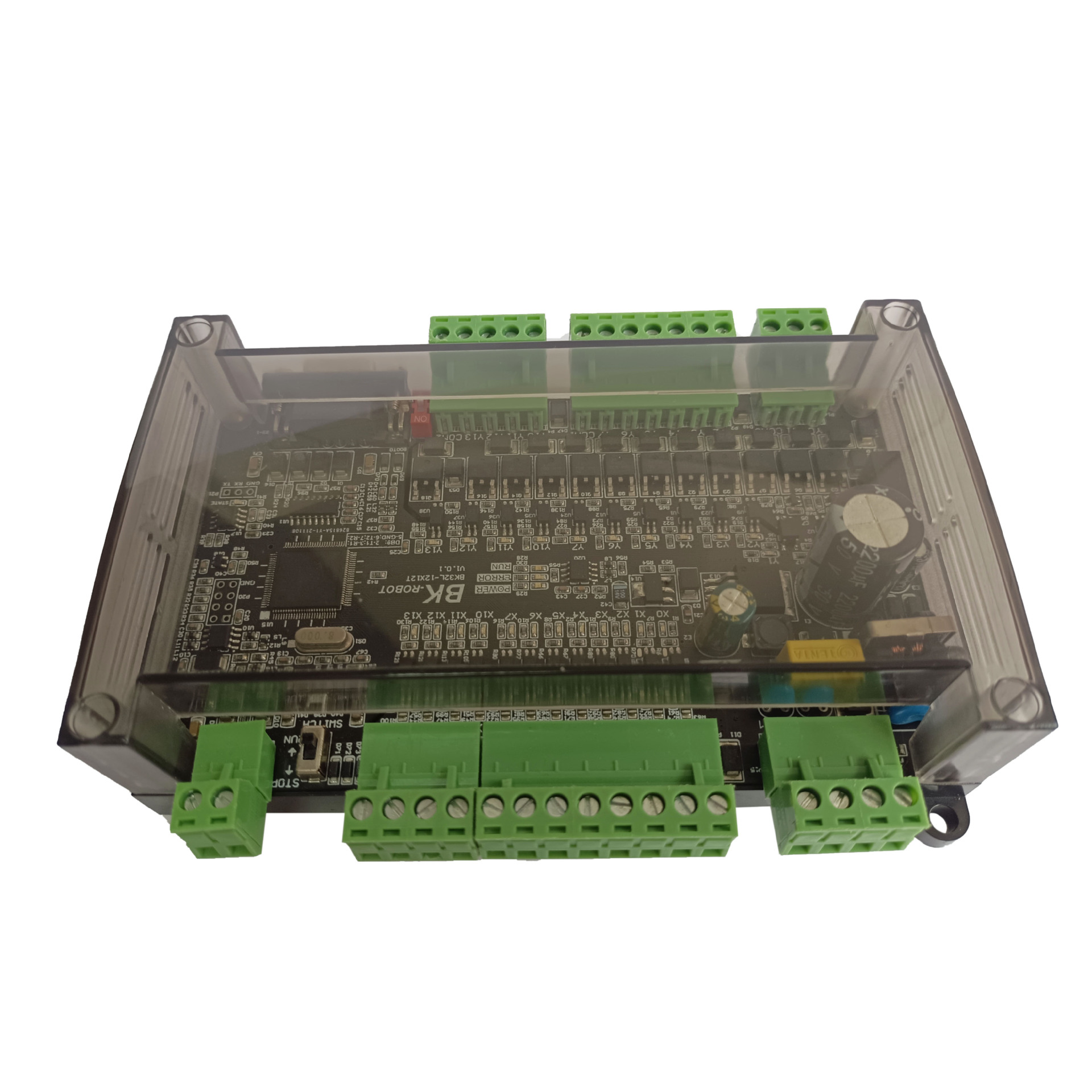 BK32 controller PLC industrial control board Mitsubishi Fx3U dual serial port four dual 485 network port simulation