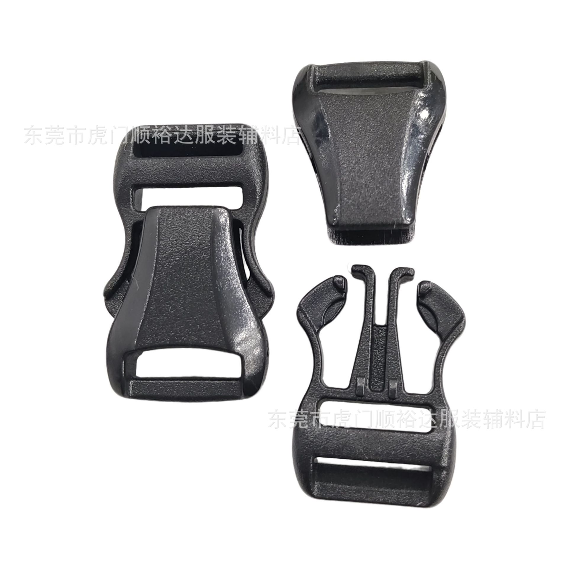 In-Stock 3-Point Plastic Buckle Anti-Pinch Outdoor Gear Plastic Buckle 10mm Mountaineering Backpack Buckle