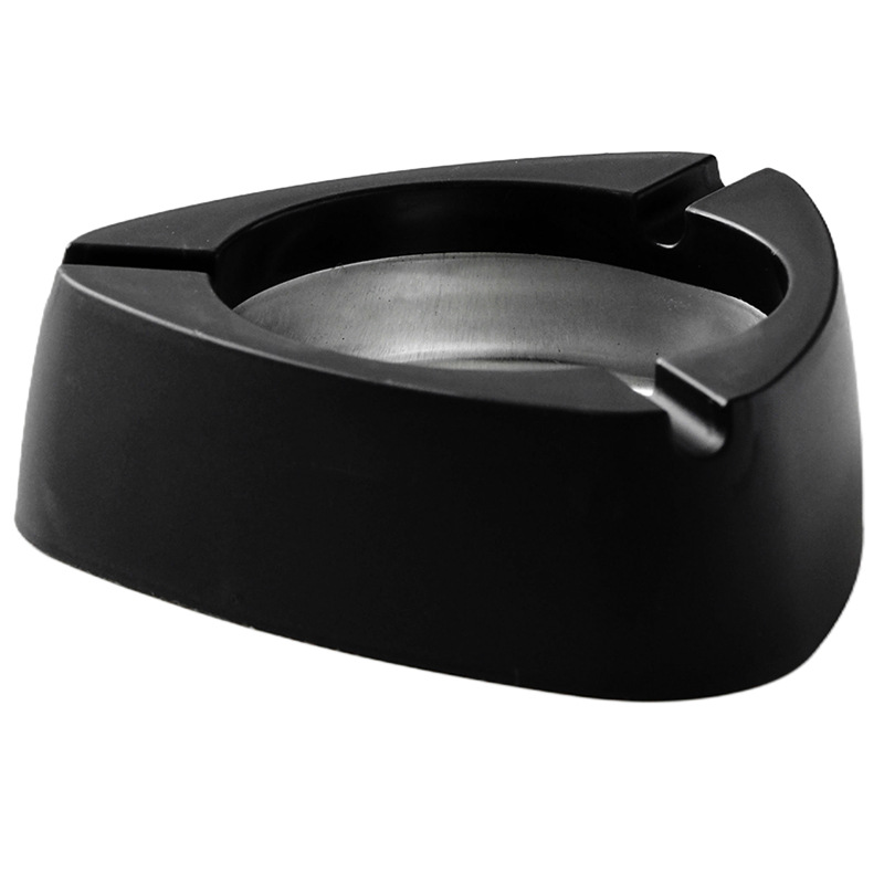 Strontium Wei SW new round three-sided ashtray portable household living room ashtray outdoor ashtray