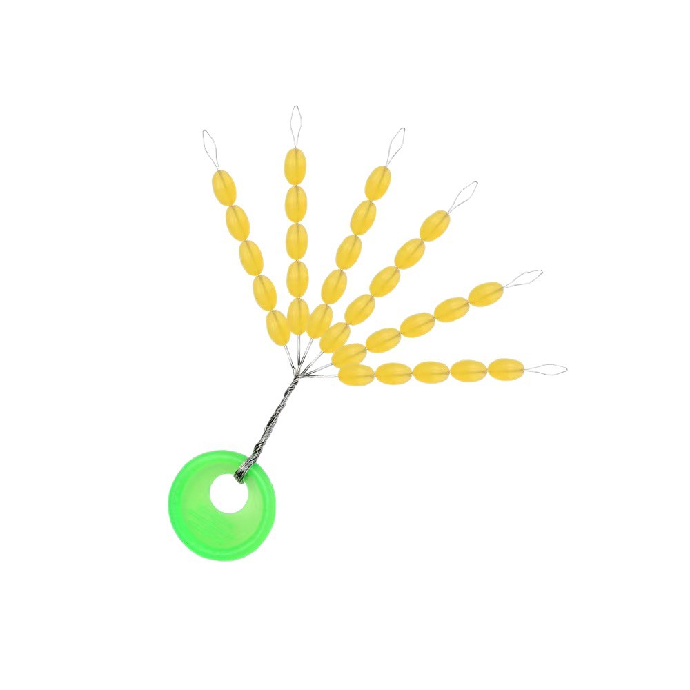 Space Bean European Style Carp Fishing Cross-border Space Bean Rubber Olive Bean Color Space Bean Competitive Bean Luya Accessories