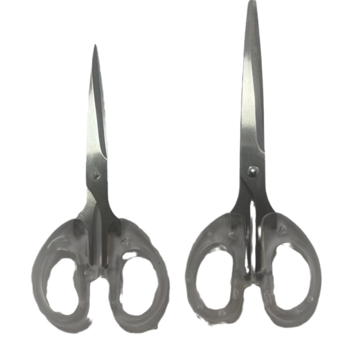 Transparent Scissors for Home Office Student Stationery Scissors Box Opener Transparent Handmade Stainless Steel Office Scissors Wholesale