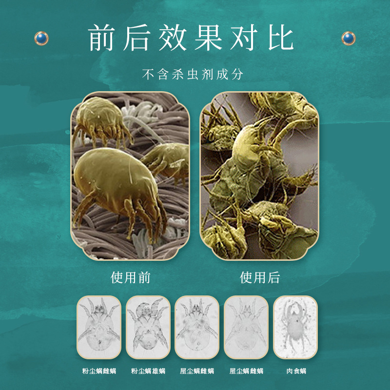 Beijing Tongrentang Mite Removal Bag Mite Removal Bag Plant Extraction Baby Pregnancy Applicable Safety Mite Removal Spot Fast Delivery