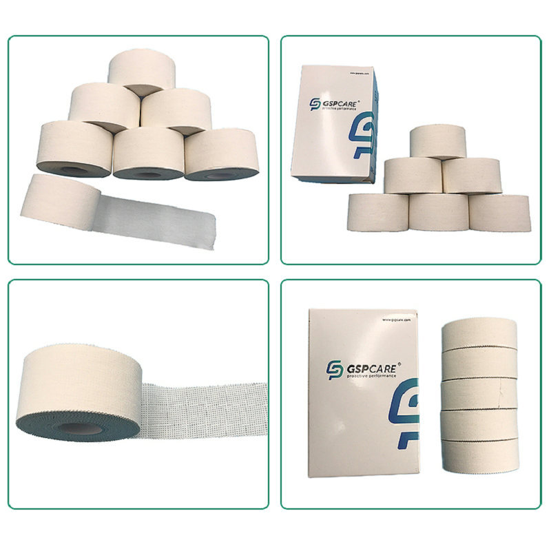 Manufacturer Supplies Sports Tape Elastic White Patch for Fixing Ice Hockey Stick Patch Tape Sports Protective White Tape Patch