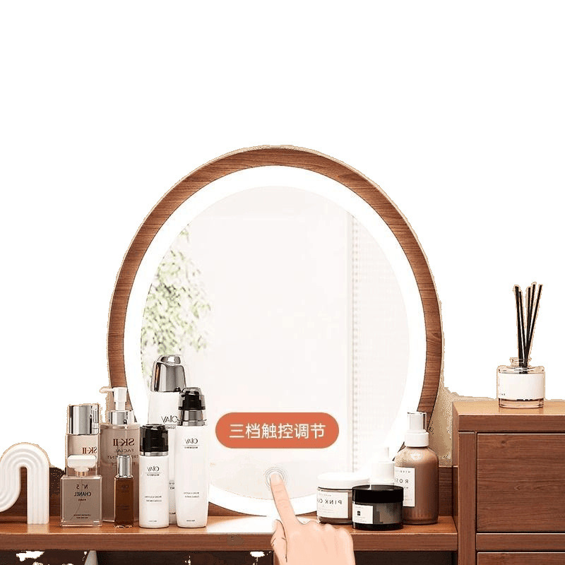 New Chinese Style Dressing Table Bedroom Modern Simple Antique Style Bedside Table Integrated Small Apartment Girls Desk Makeup Table